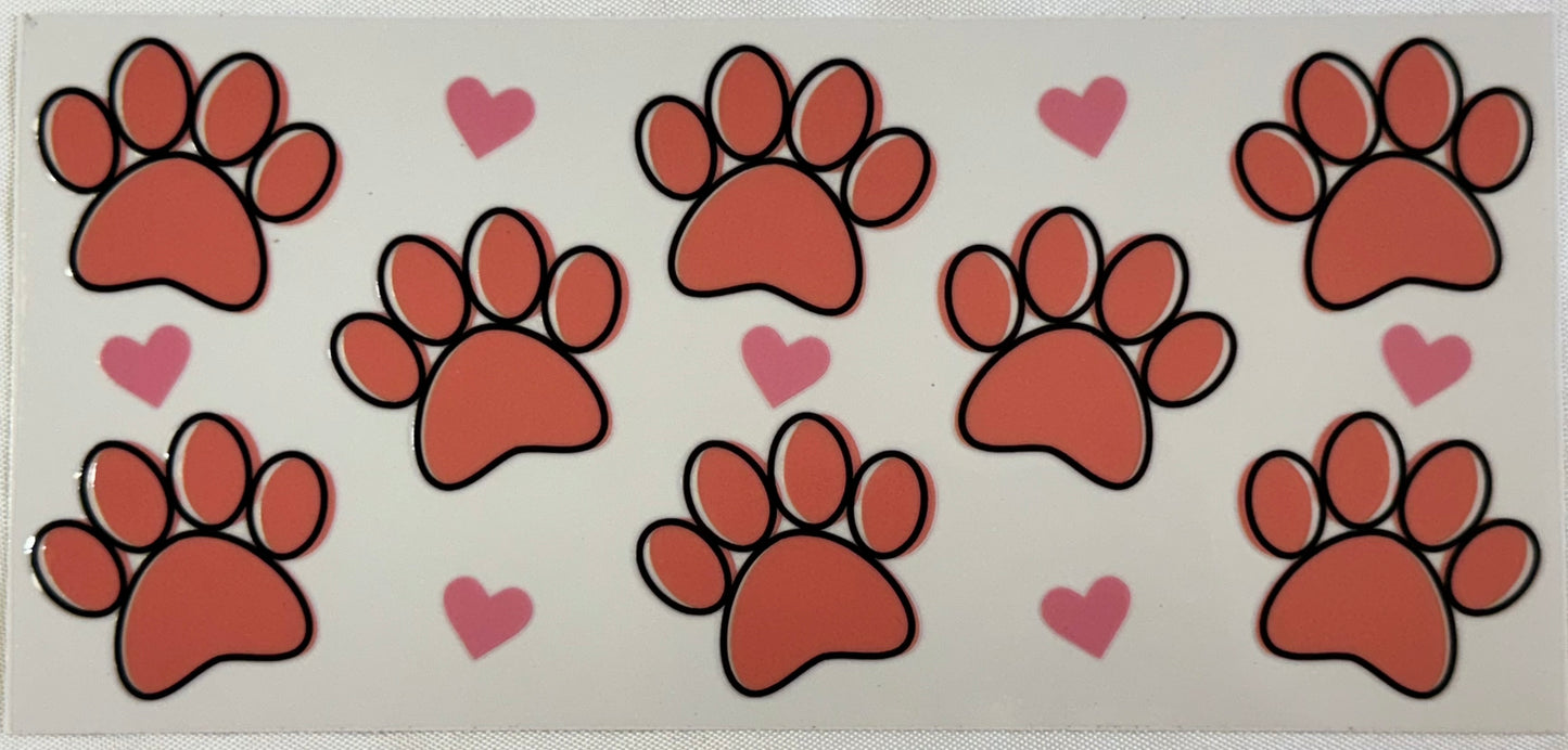 Dog Paws Decal