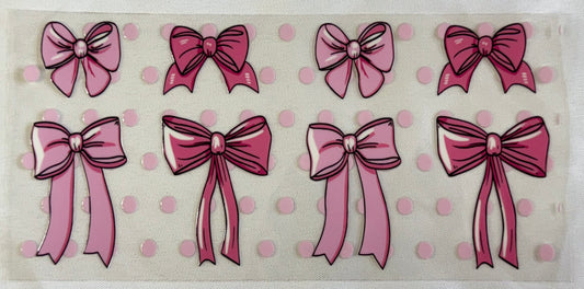 Pink Bows Decal