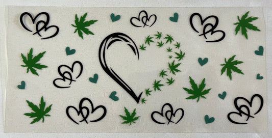 4.20 Heart Decal